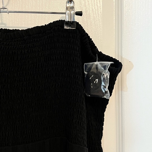 Wild Fable | Women's Smocked High Slit Convertible Cover Up Dress | 3X - Picture 4 of 7